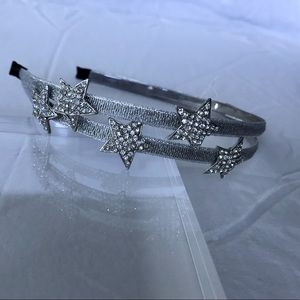 Brand new hand-made in Korea rhinestone star headband.